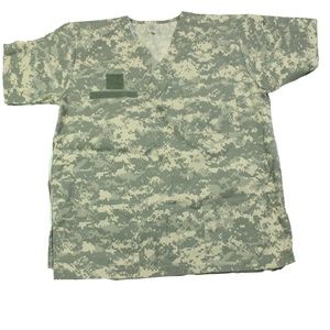 Unisex Nurse Top Sze M Army Combat Uniform Pattern